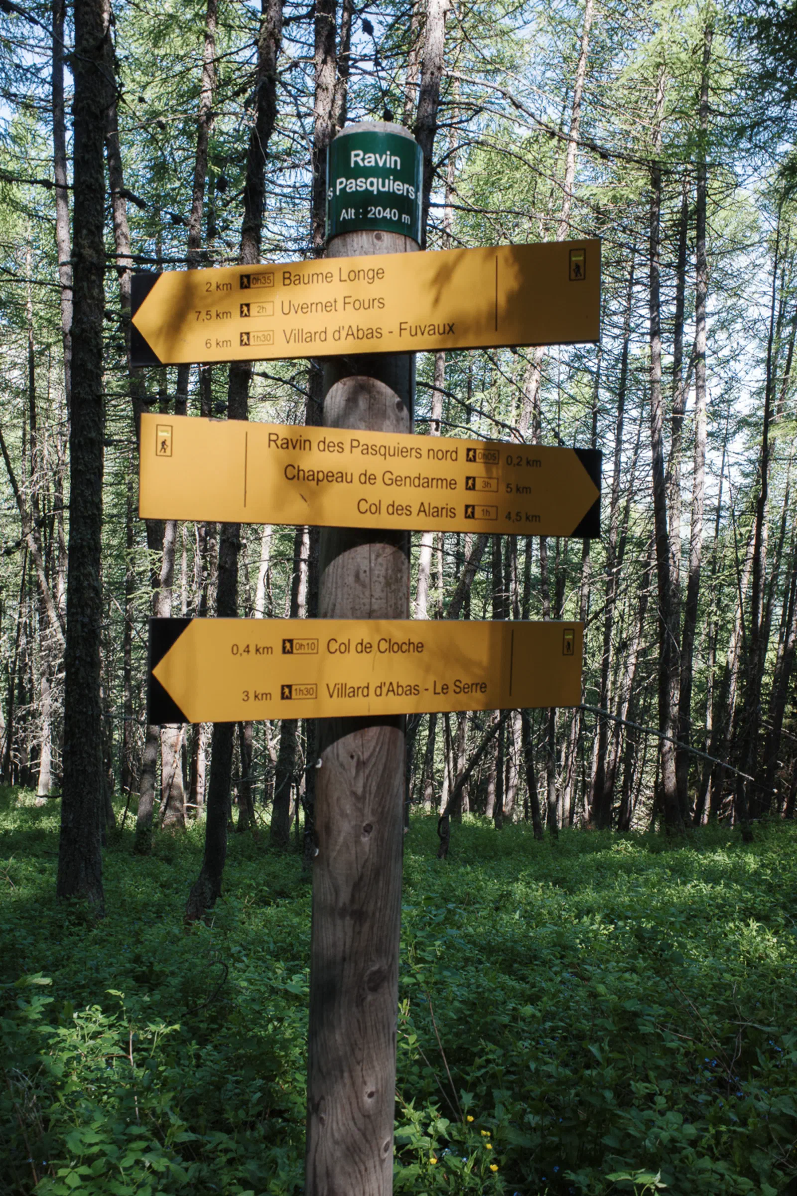Der Weg ist weitestgehend gut beschildert.