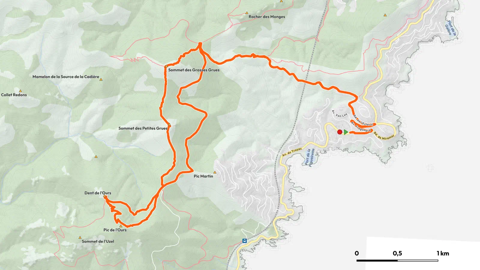 Die Route im Überblick