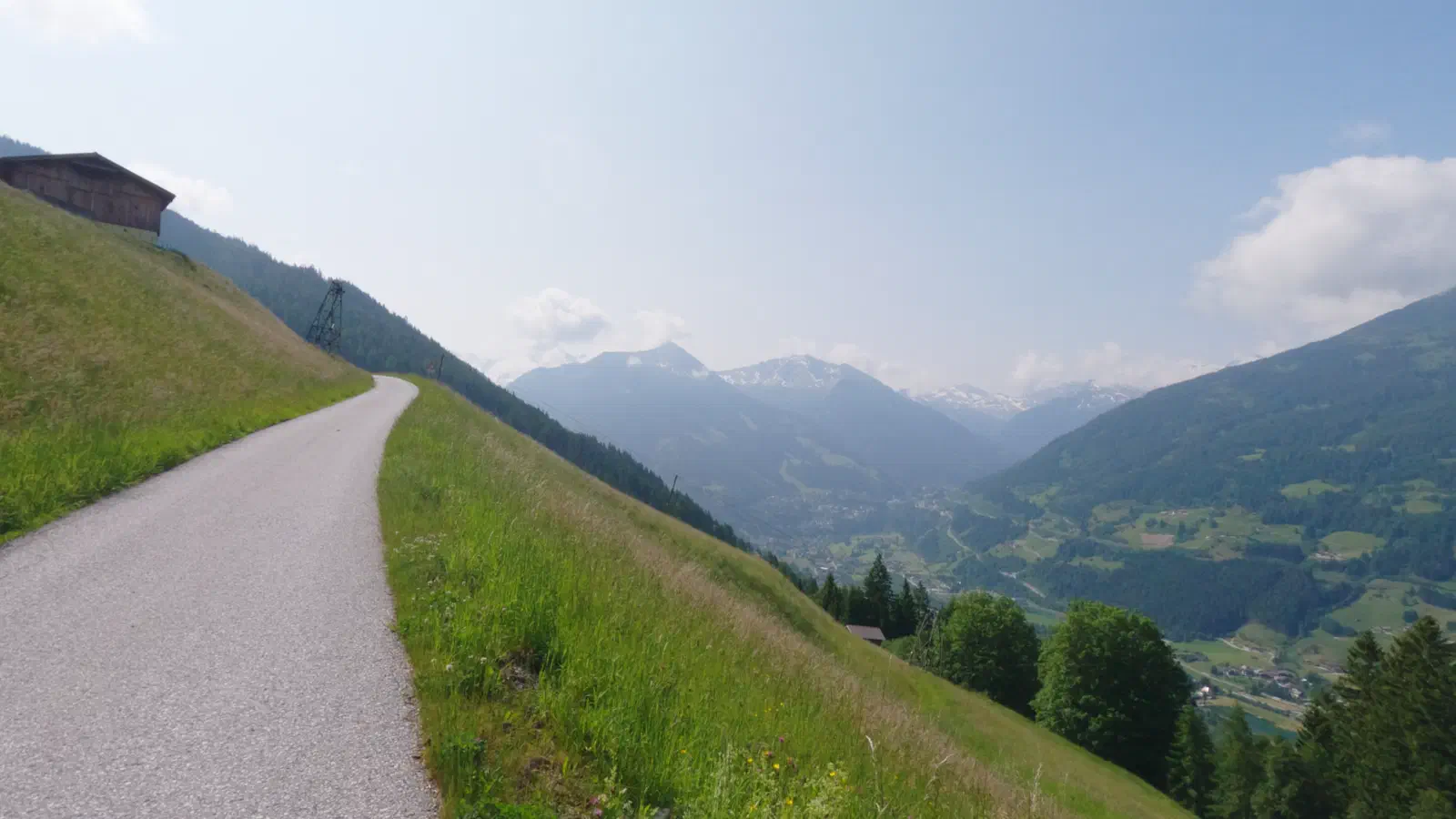 Von hier ist auch Bad Gastein schon zu sehen.