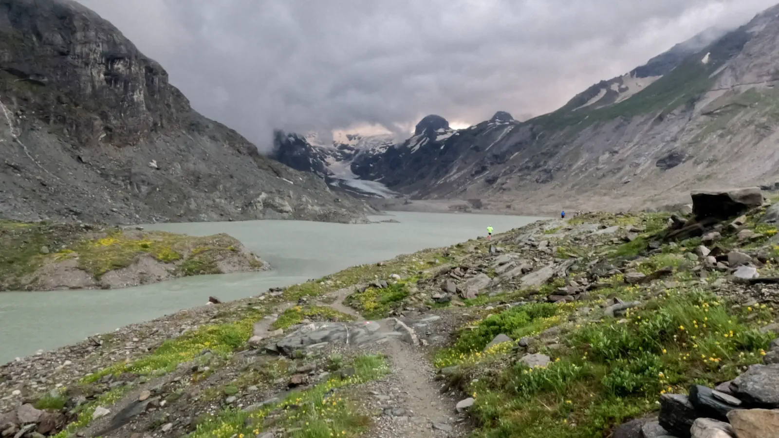 Blick auf den Gletscher