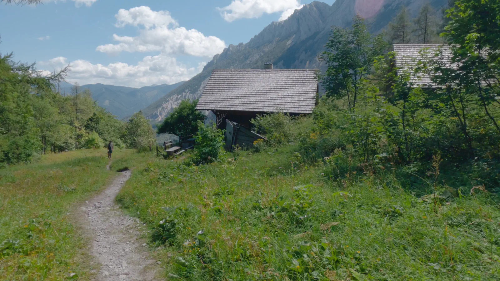 Bei der Florlhütte ist der Abstieg fast geschafft.