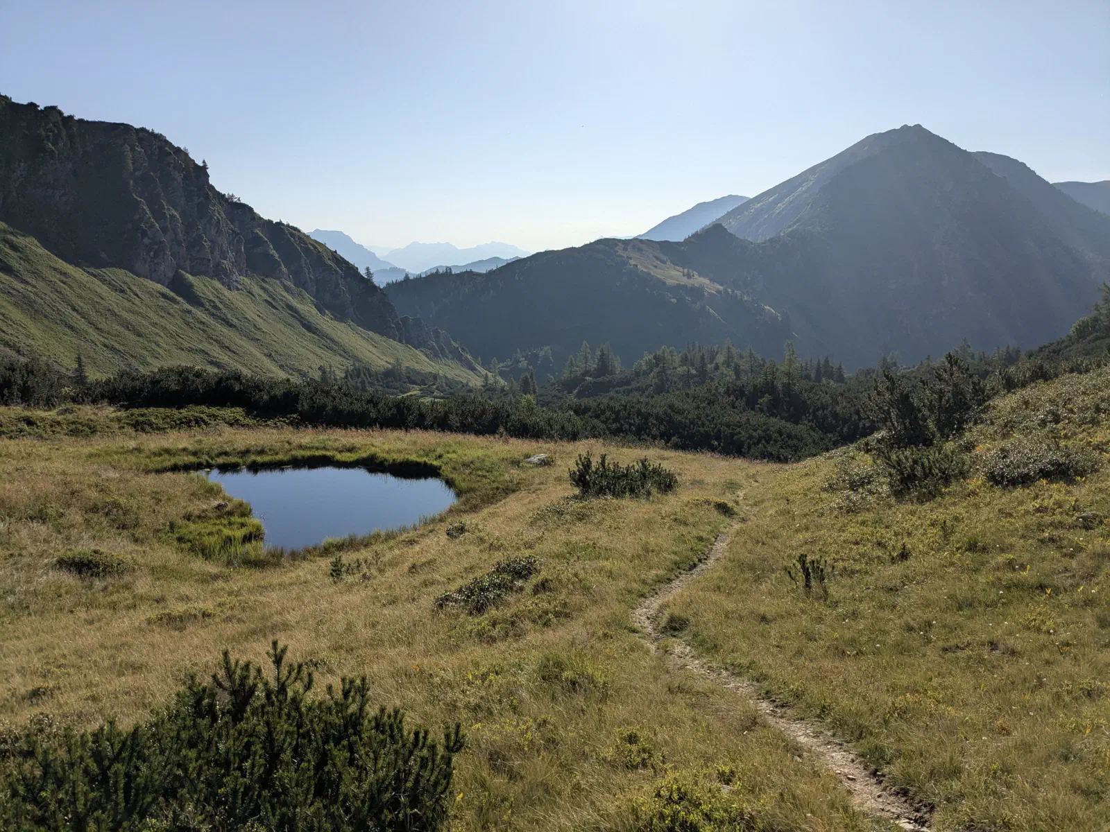 Blick zurück zum Leobnertörl