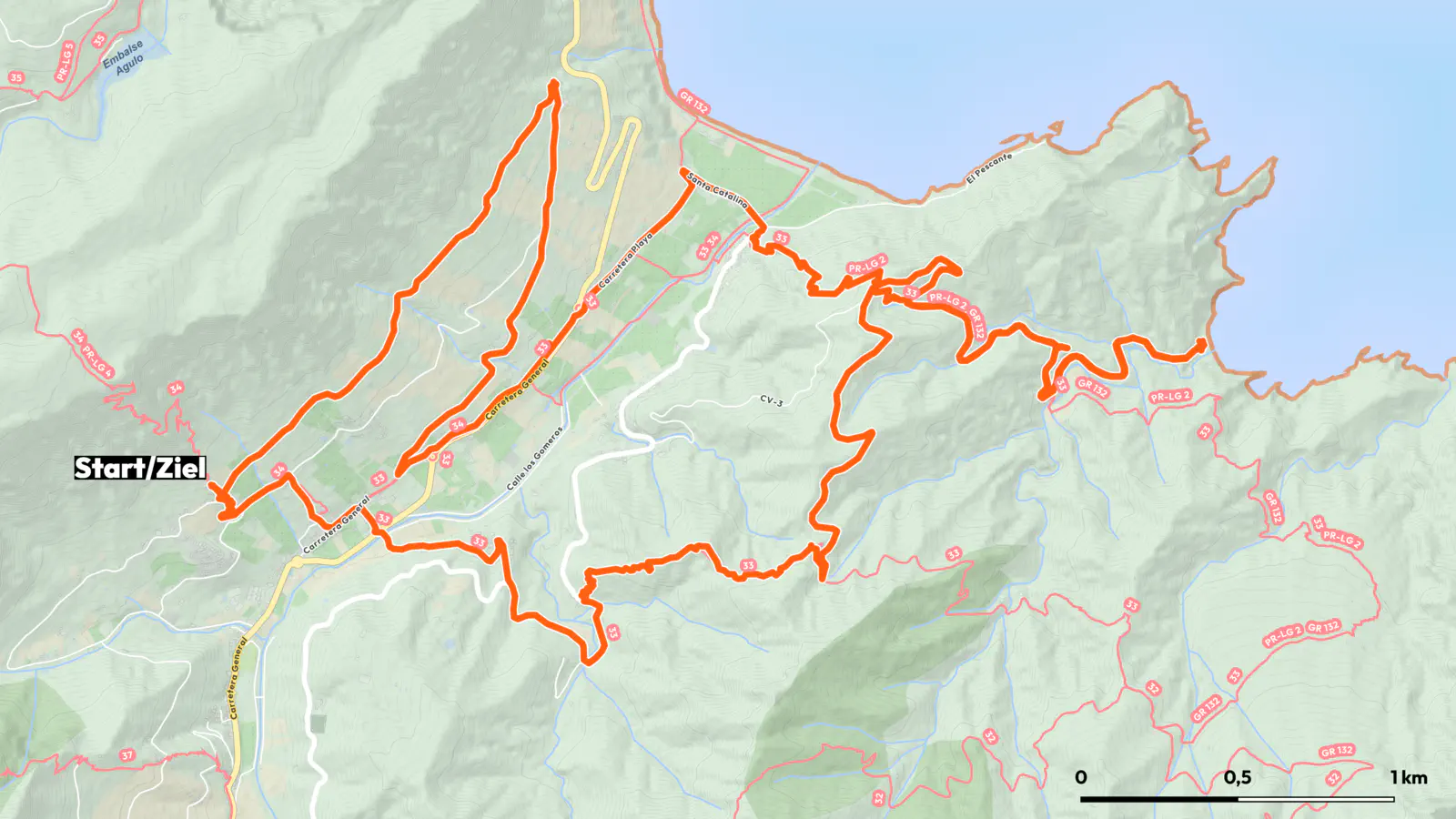 Die Route verläuft oft auf der Straße, aber auch ein paar schöne Trails waren dabei.