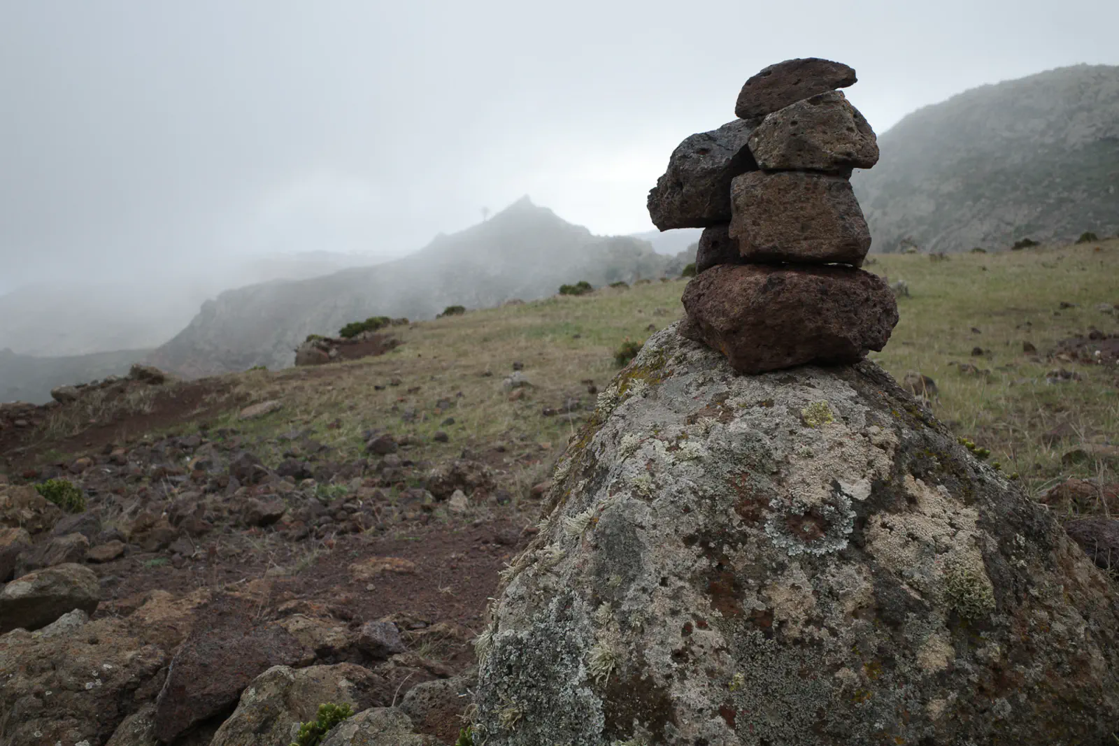 Mit dem Nebel kommt auch der Regen.